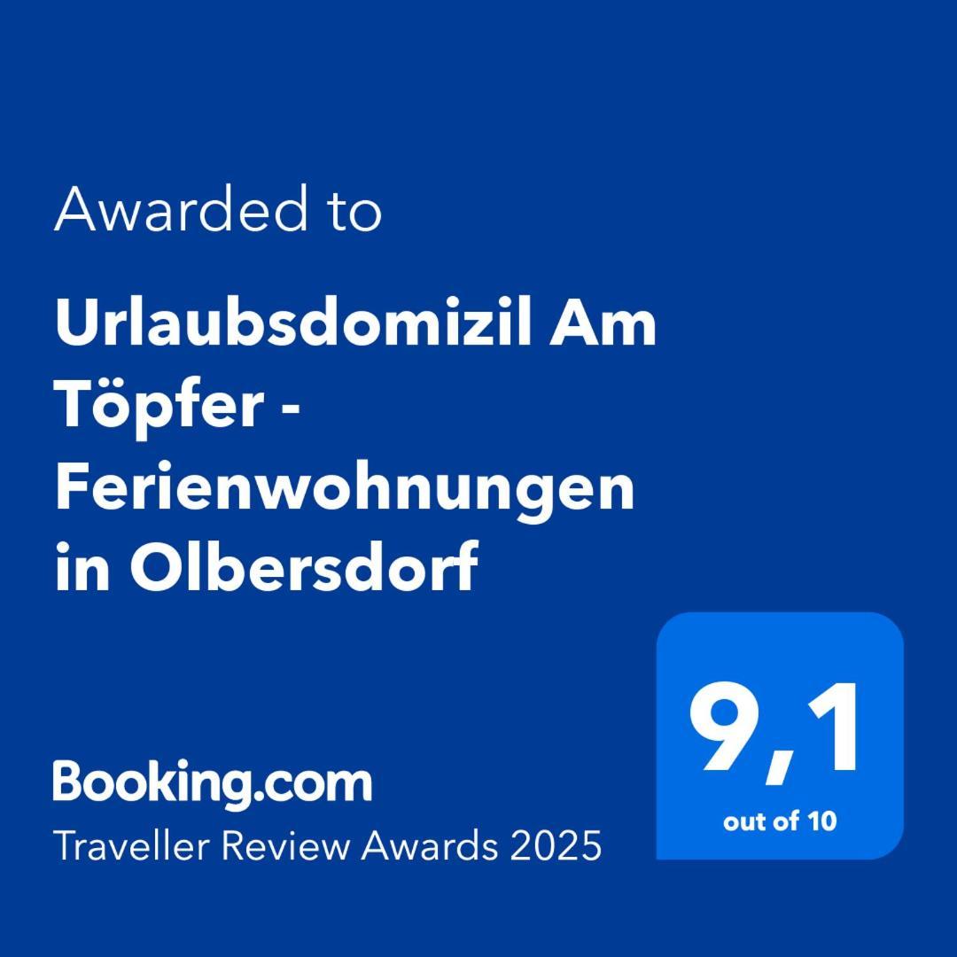 Urlaubsdomizil Am Toepfer - Ferienwohnungen In Olbersdorf エクステリア 写真